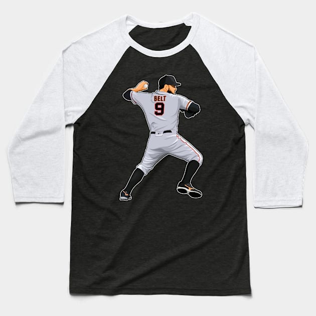 Brandon Belt #9 Make A Throw Baseball T-Shirt by RunAndGow